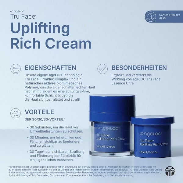ageLOC_Tru Face_Uplifting Rich Cream Übersicht