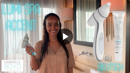 Nu Skin LumiSpa iO Accent Blau – Anwendung Video