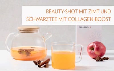 Beauty Shot mit Zimt und Apfelschale – Beauty Focus Collagen+
