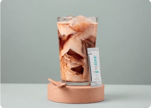 Café frappé mit Pharmanex TRME MyEdge