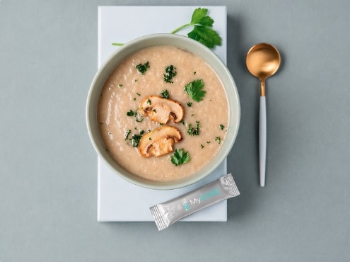 Cremige Pilzsuppe mit Pharmanex TRME MyEdge