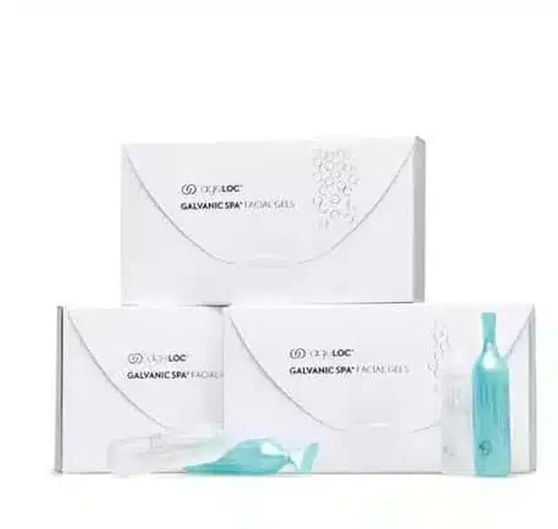 Nu Skin Galvanic Spa Produkte und Gele