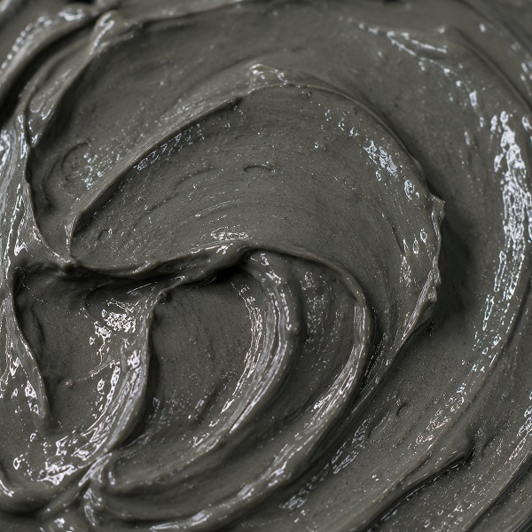 Nahaufnahme Glacial Marine Mud Schlammmaske Textur
