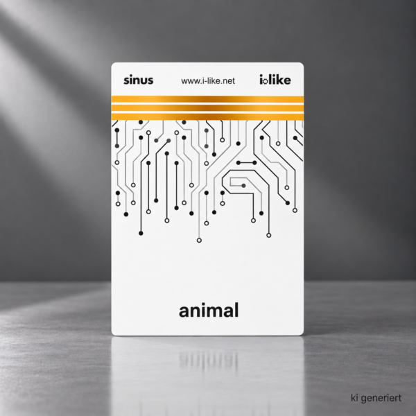 animal grauer Hinetrgrund i Like Karte