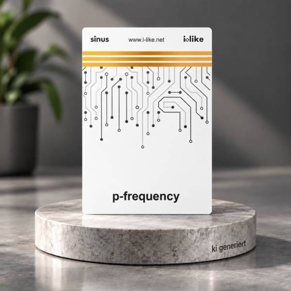 i-like P Frequency Karte auf Sockel i-like P Frequency Karte auf Sockel