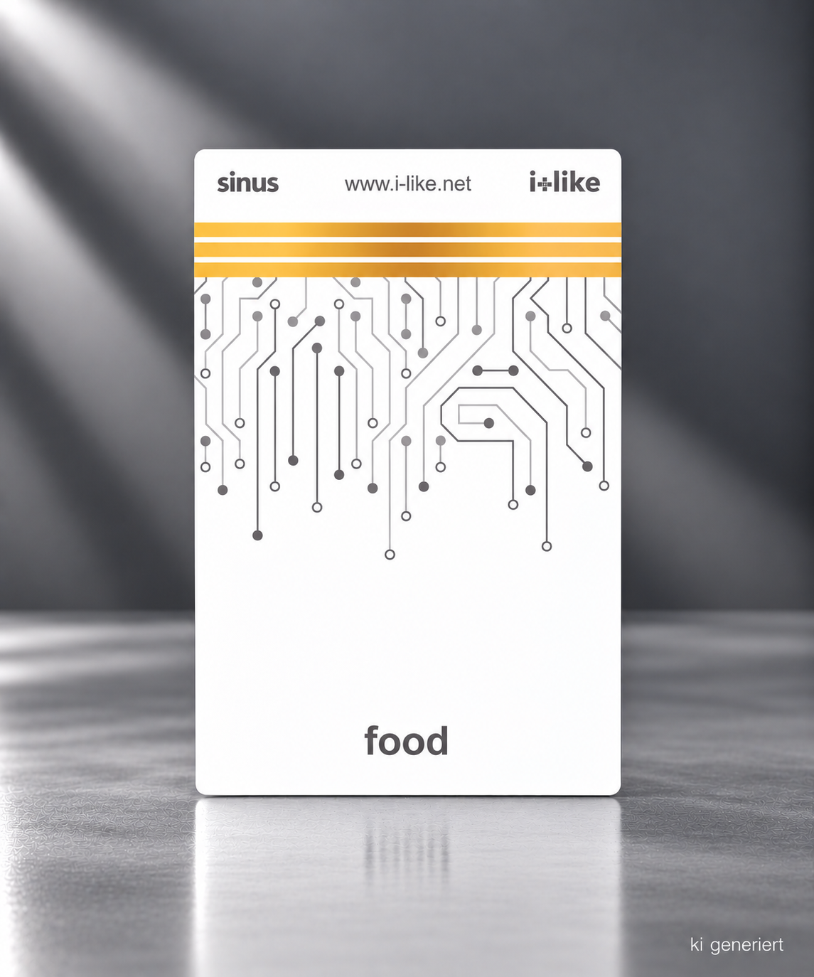I Like Food mit grauen hintergrund I Like Food mit grauen hintergrund