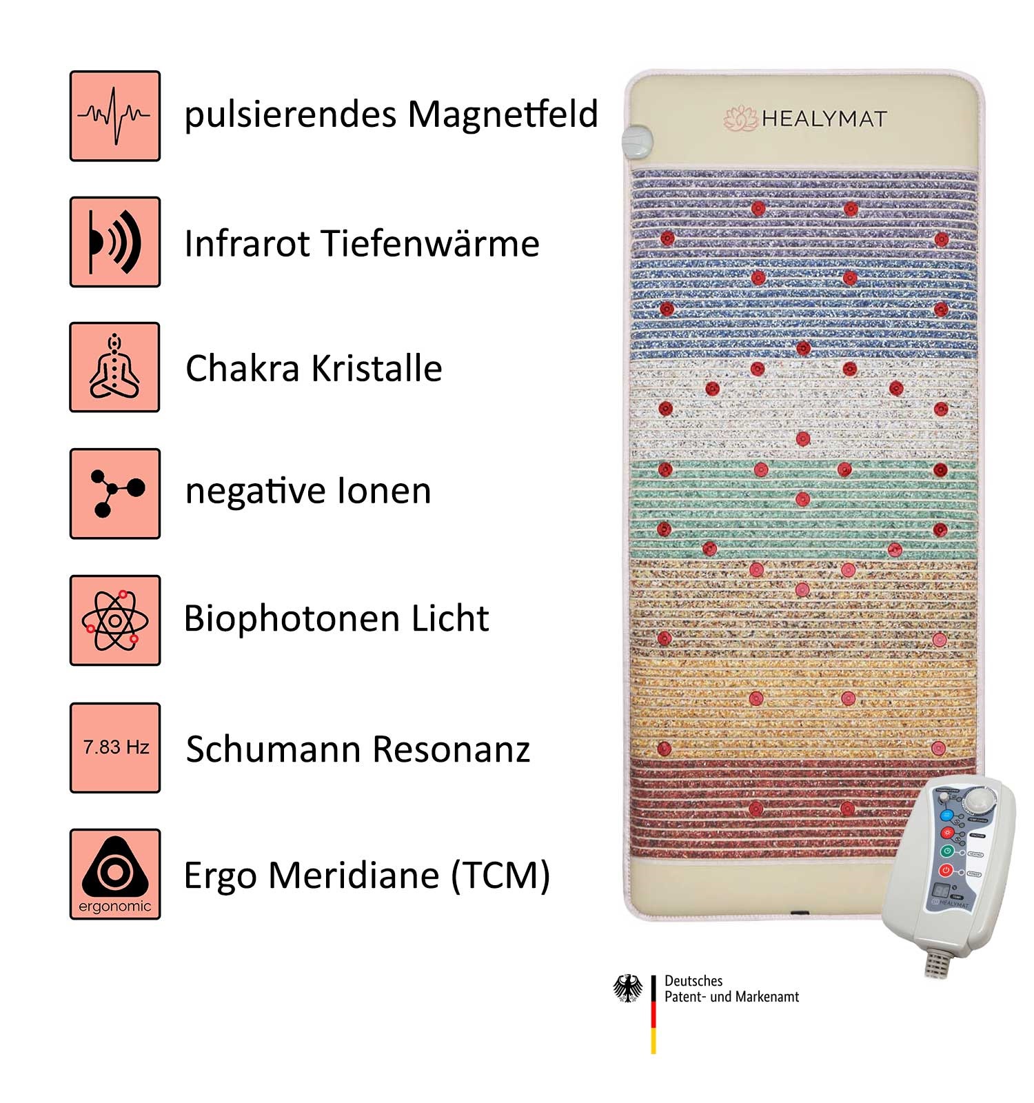 Healymat Kristallmatte Ergo+ – mit Healymat Rabattcode günstiger